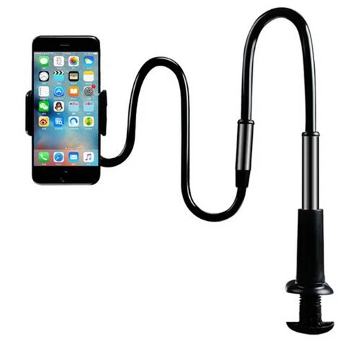
Licheers Universal double adjustable Lazy Arm Long Arm Flexible Mobile Phone Tablet Holder Mount Desktop Clip 