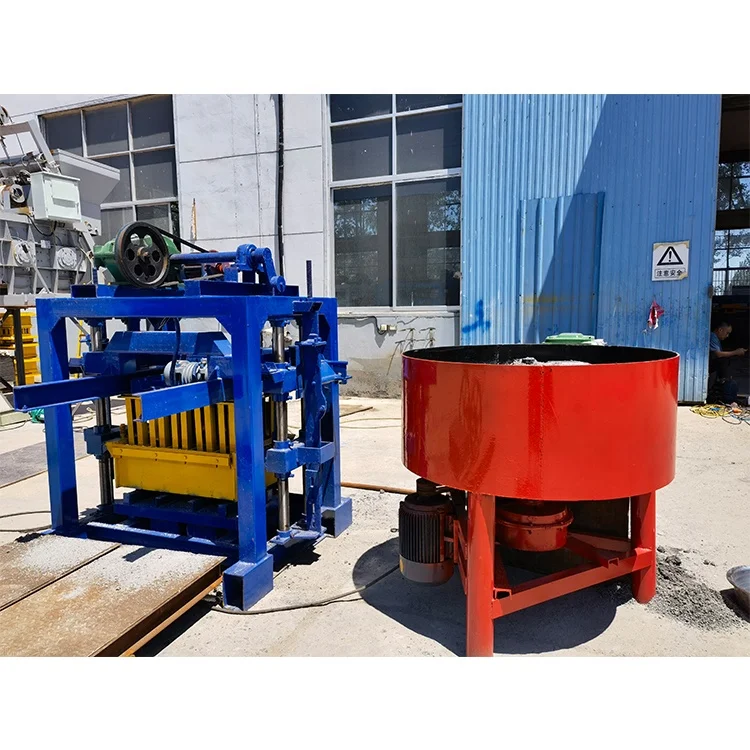 Shiyue Qtj4-40 manual concrete hollow block cement brick forming machine manufacture for Congo