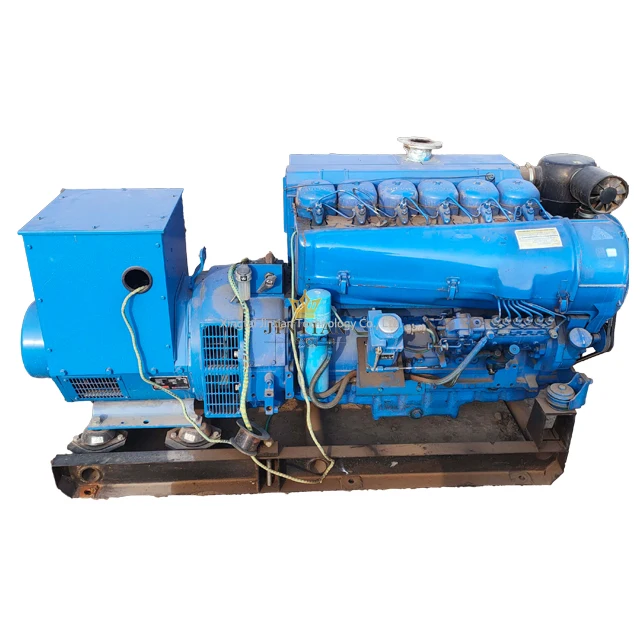 Good Performance Air Cooled 6 Cylinder F6L912 Diesel Engine Used Generator Set