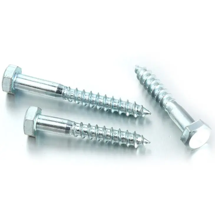 
Hexagon Head wood Screw DIN571 ANSI long Fasteners 