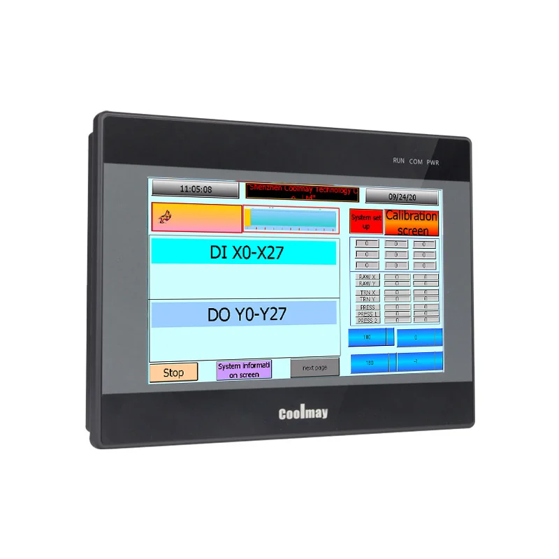 Coolmay 7 Zoll HMI touch screen LCD panel 800*480 pixels automatic control mit RS232 and RS485