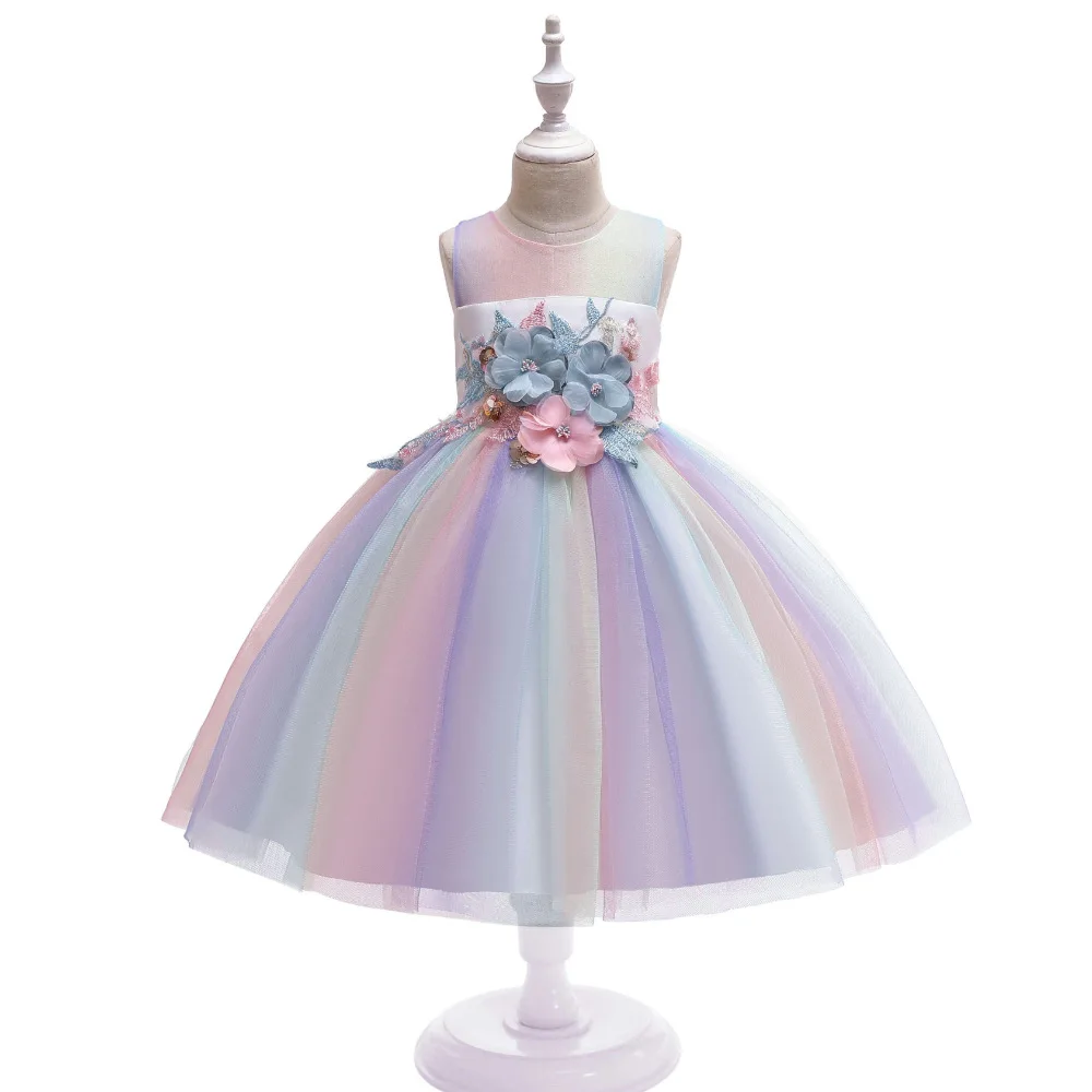 Latest Black Little Dot Pattern Satin Frock Design Baby Girl Fashion Party Dresses For Kid Wear