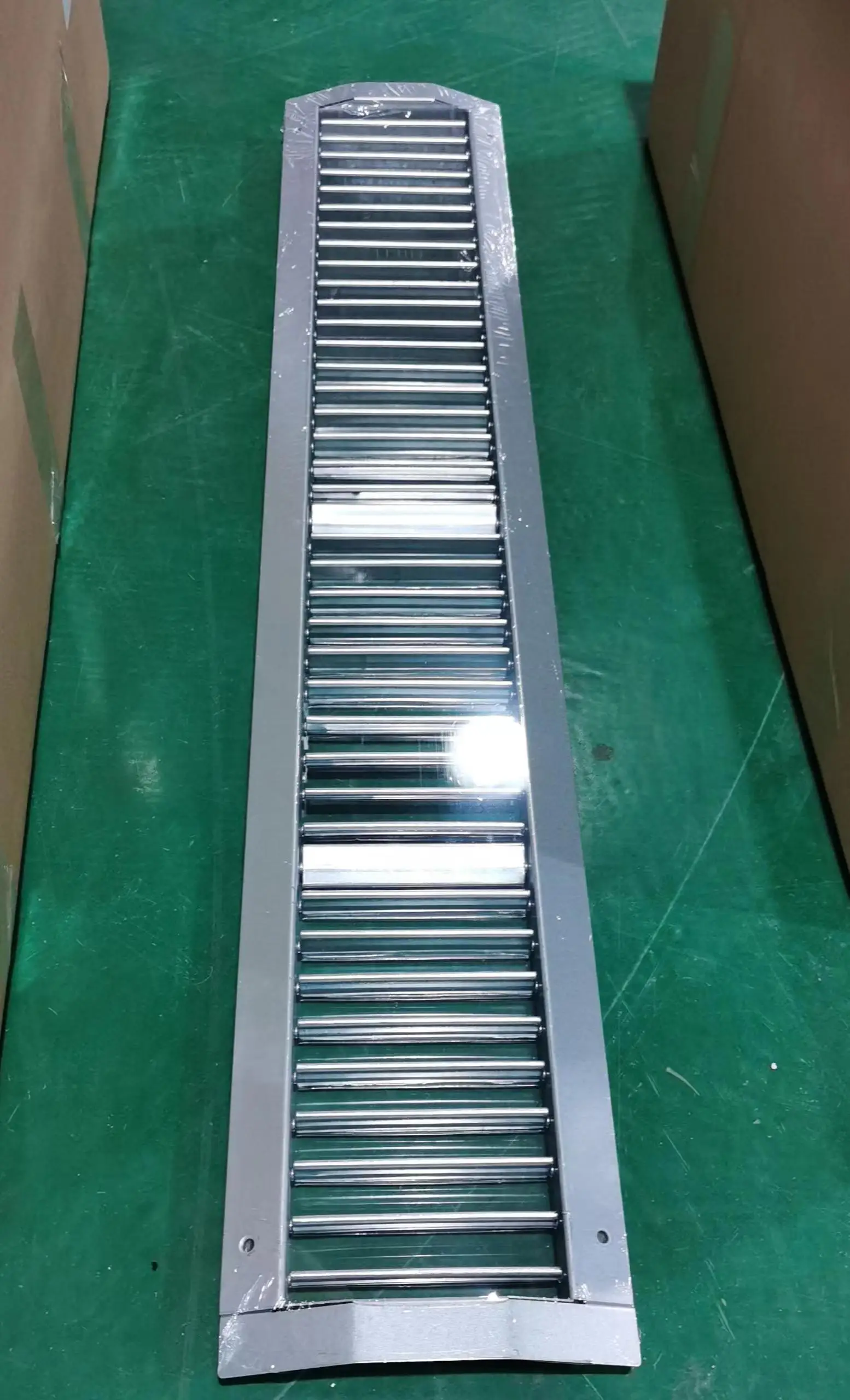 Ventilation steel grille design stainless steel vent grille Grilles for Spiral Ducts, Single Deflection