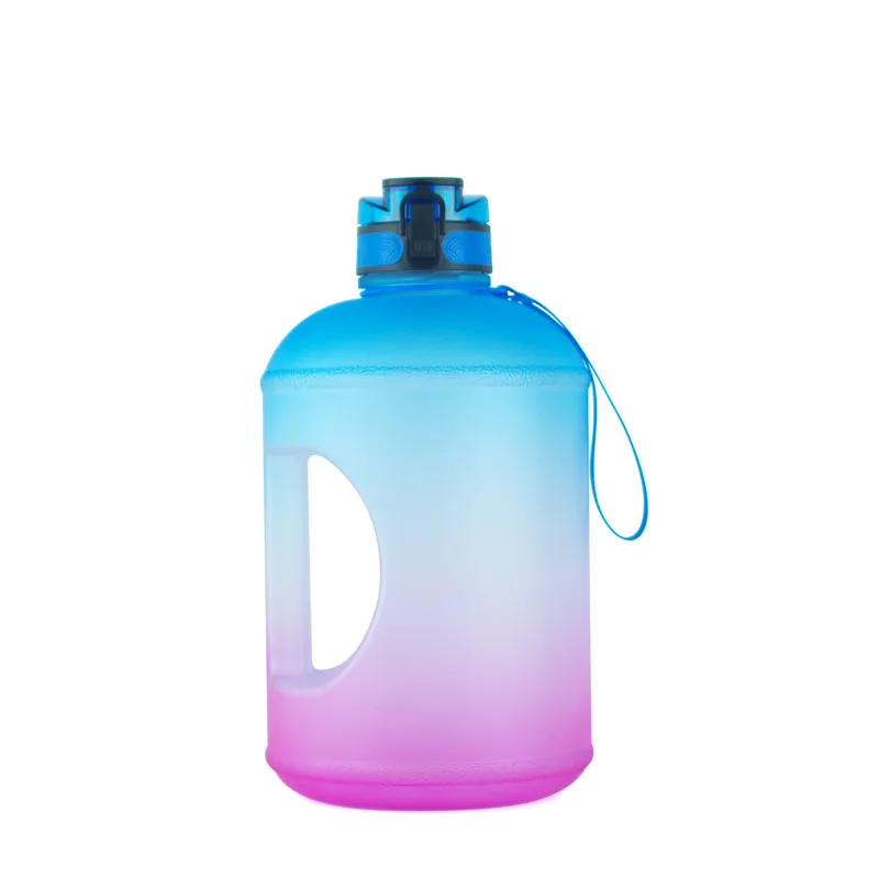 OEM/ODM Amazon hot selling Big BPA free plastic one gallon sports water bottle with time marker