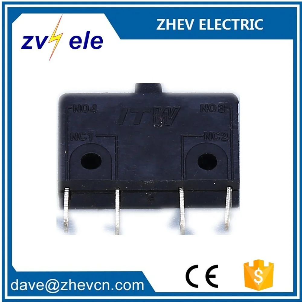 ITW 4 Pins Micro Switch With 1NO1NC Silver Contacts 10A