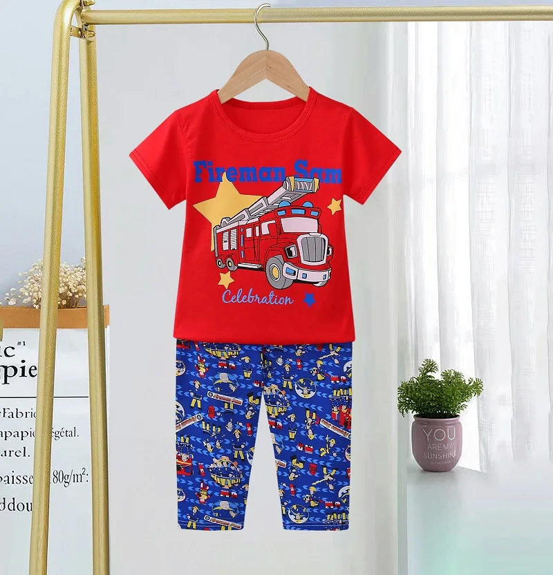 Factory directly sale Kids cotton clothing set sleep wear girls clothes Autumn pajamas
