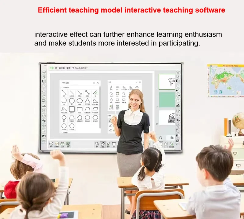 Оптовая Продажа с фабрики 106 дюймов Multi Touch Электронная доска подходит для школьного образования и конференций