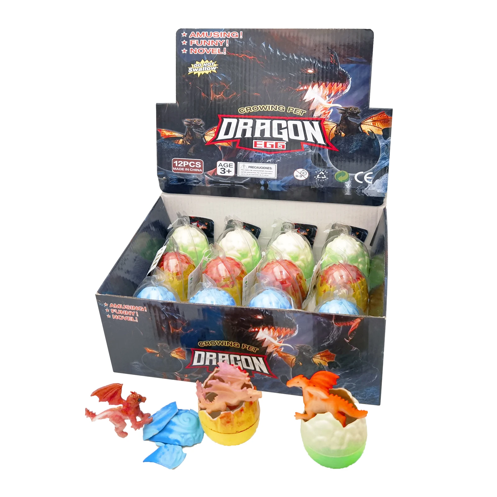 Creative new inflatable Warcraft dragon hatching egg. Inflates when soaked in water. Flying dragon model. Western dragon model.