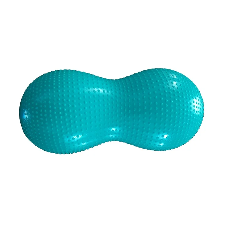 Wholesale high quality custom logo size color peanut shape gym yoga ball