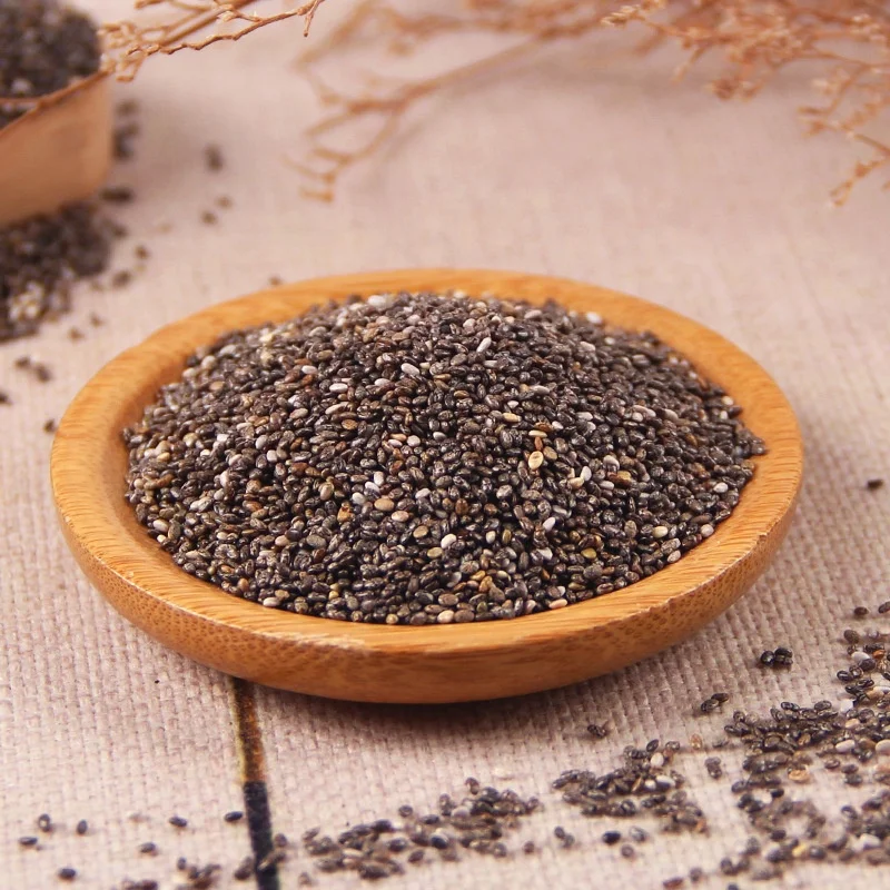 Wholesale High Quality Raw Material 100% Pure Natural Cleaned Black Bulk Organic Chia Seeds With Best Price