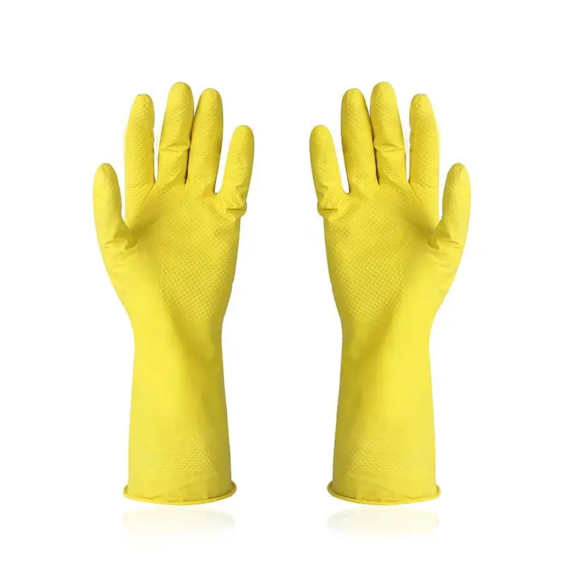 Kitchen Dishwashing Household Latex Rubber Gloves