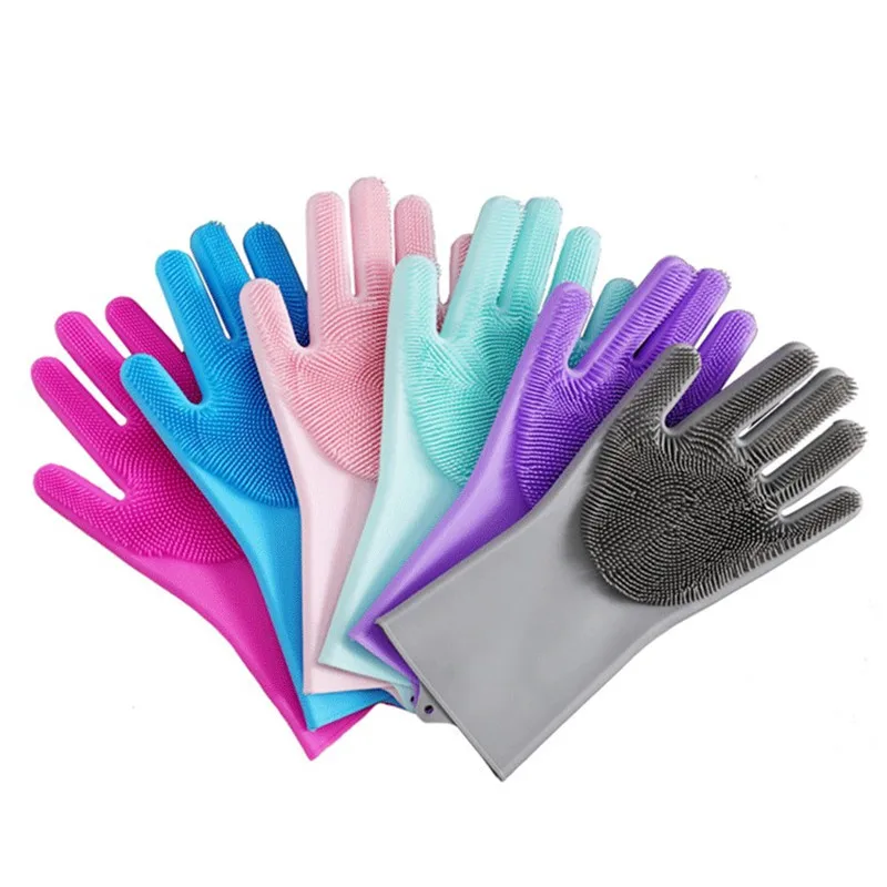 Dog Cat Bathing Shampoo Brush Pet Glove Cat Gloves Pet Grooming Gloves For Cats Dogs For Bathing And Massaging
