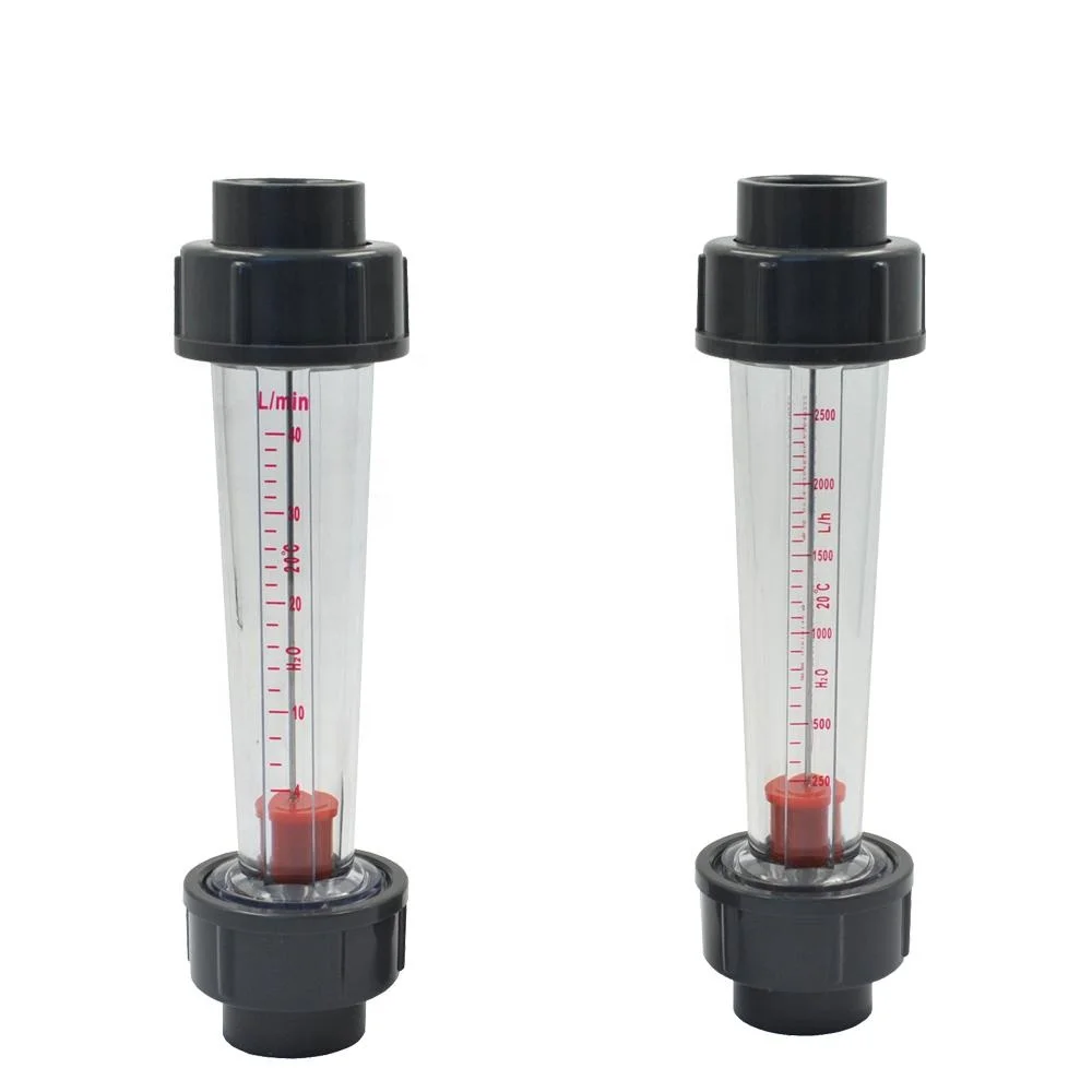 Acid Plastic Inline PVC Water flowmeter(Rotameter )