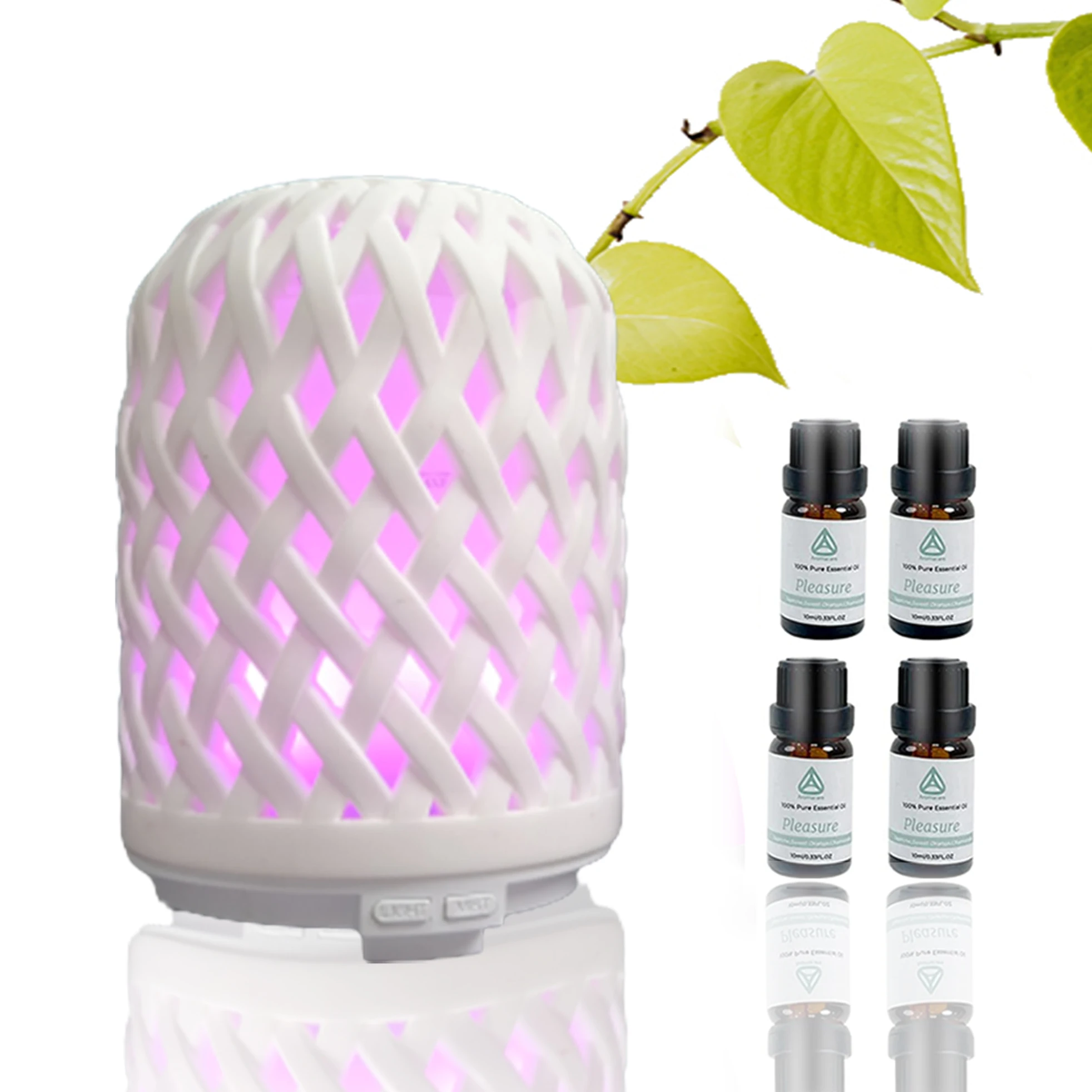 New 7 color night light led huile essentielle diffuseur resin humidifier aroma diffusers home
