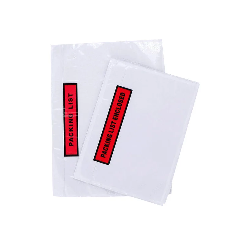 Waterproof and Protect the Items Self-Adhesive Packing List Free from Dust and Oil Packing List Envelope Express Bag