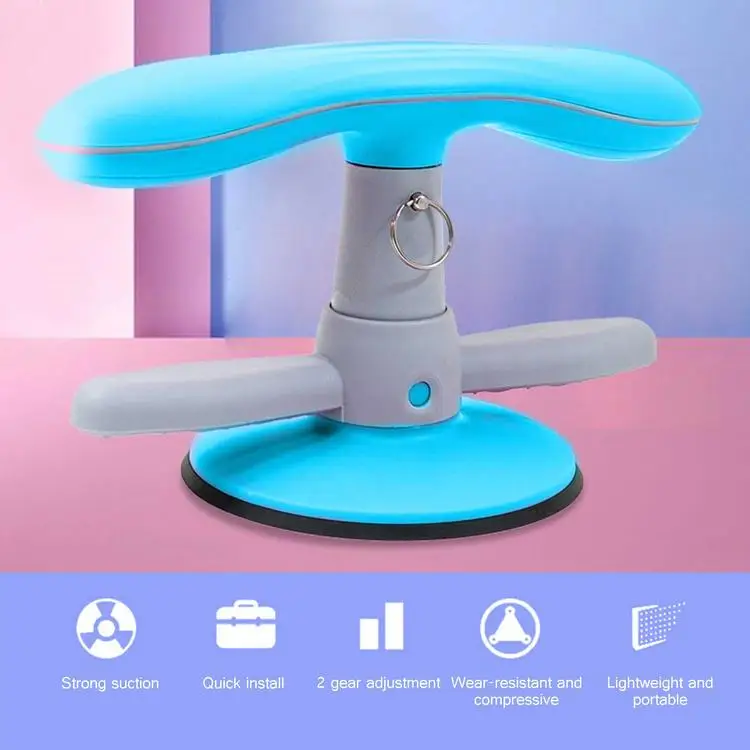 
Self Suction Sit Up Bar Assistant Device Trainer Sit Up Aid Yoga Adjustable Strong Resistance Bands Portable Accessories 