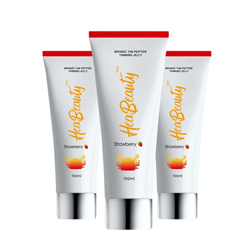 extreme sunbed strawberry tanning jelly cream in solarium to dark sun tan body skin go black carrot natural skinny tinted