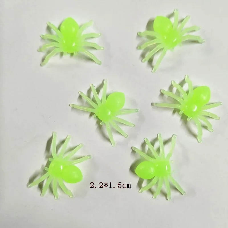 Halloween Realistic Plastic Spider Toys Halloween Prank Props Small Size Funny Halloween Decorations