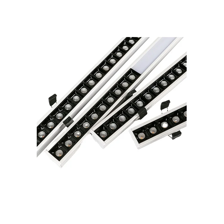 SMD Светодиодная трубка Batten Light фитинг Ip33 утопленный антибликовый полный Ватт 20 Вт светодиодная линейная световая система современный линейный свет