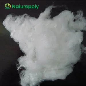 100% Natural Biodegradable 2D Raw Material Corn Fiber PLA Staple Fiber