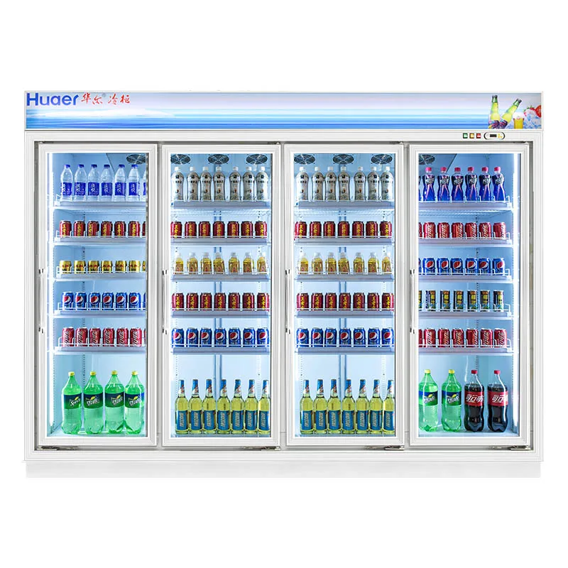 CE drink showcase freezer glass door beverage fridge glass door