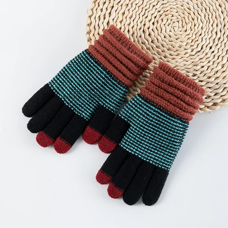 Factory directly Best china Winter Mittens Warm Factory Price Wholesale Low MOQ lady knit winter gloves