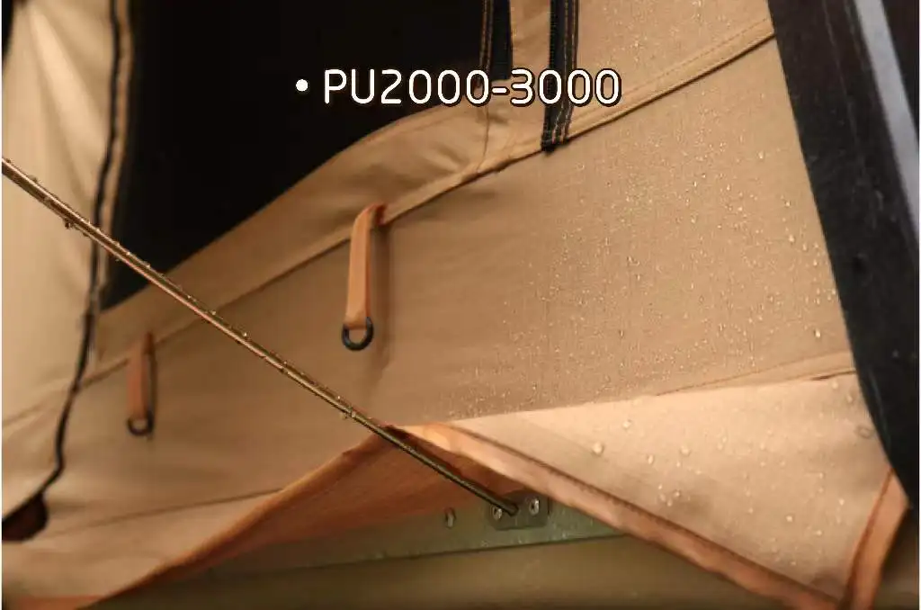 Outdoor camping adventure waterproof  rain proof aluminum alloy shell  car roof tent