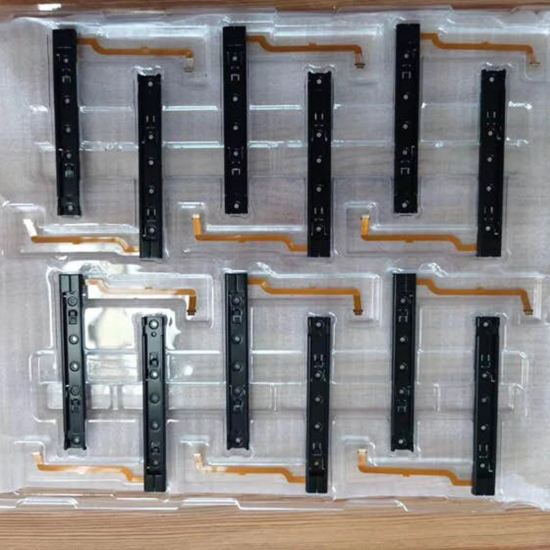 Оригинальные новые запасные части для консоли NS Switch правый левый LR L R металлический слайдер в сборе