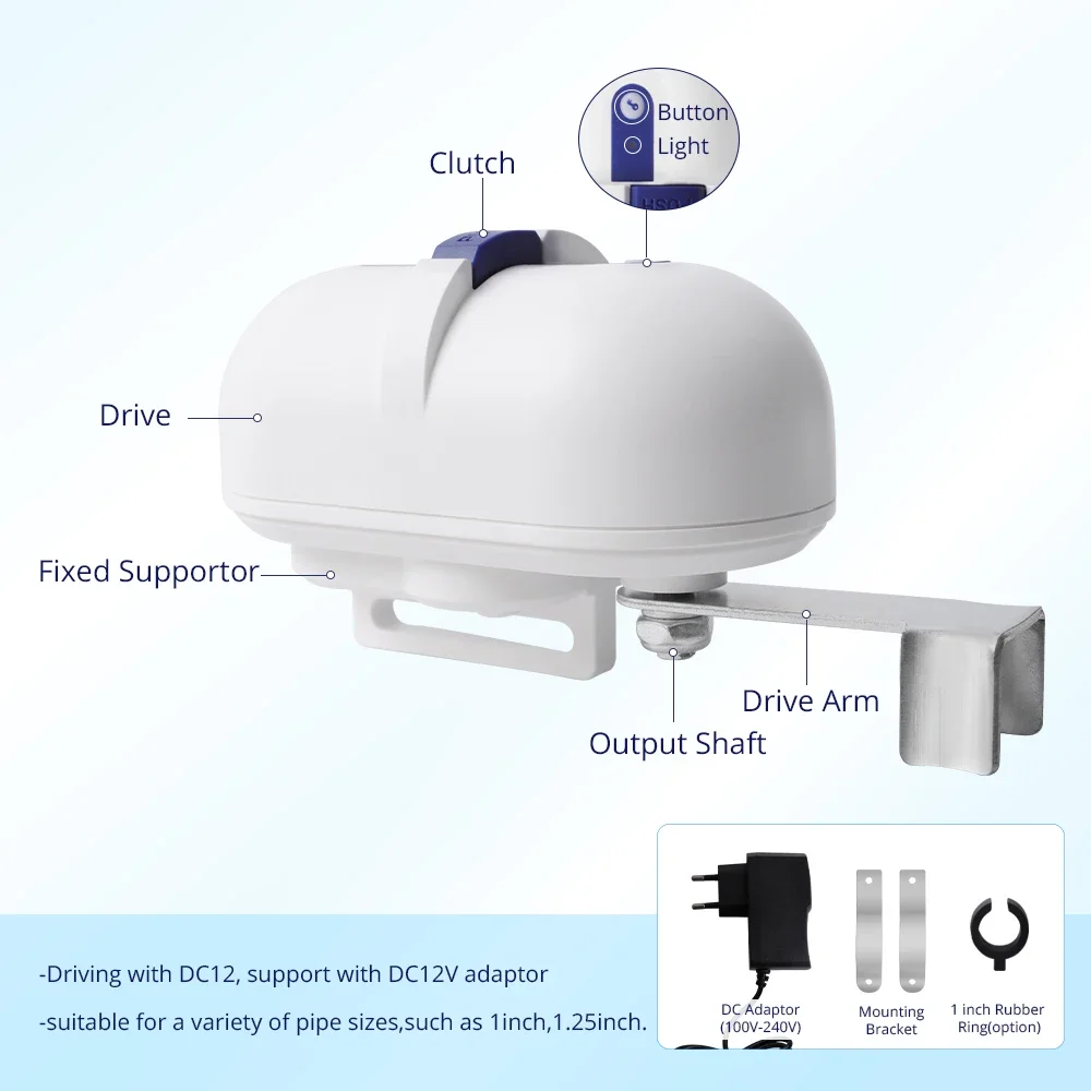 Tuya Smart Zigbee Water Gas Pipeline Remote Valve Controller Shut Off Water Timer Smart Life APP Alexa Google Home Voice Control