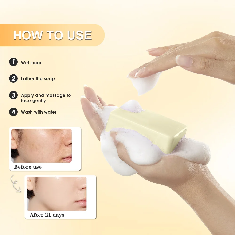 Best Sale Whitening Soap Manufacturer Dark Spot Lightening Gluta Soap Organic Whitening Soap With Gluta