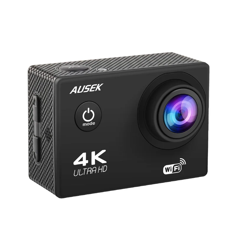 Ausek Support Eis Usb 2.0 Cycling Diving 4K Sport Camera Waterproof Underwater Wifi Action Camera Water Actie & Sport Camera