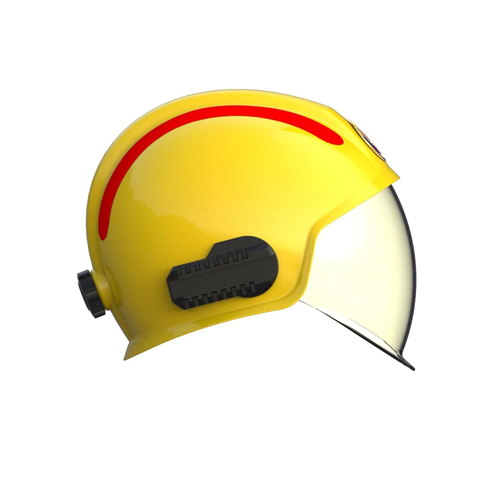 The Hat Is Made of Carbon Fiber Material to Prevent Fire and Lightweight for Convenience Safety