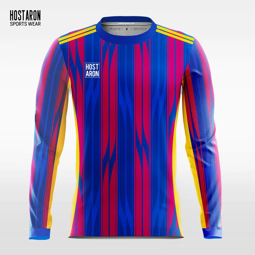 HOSTARON New Season Soccer sets Men Kids Long sleeve Football Shirts Outdoor Sports Soccer Jerseys
