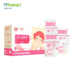 Disposable Double Zipper Baby Breast Milk Storage Bag Bpa Free Sterilized Ldpe Plastic Breastmilk Storage Bags With Measurement