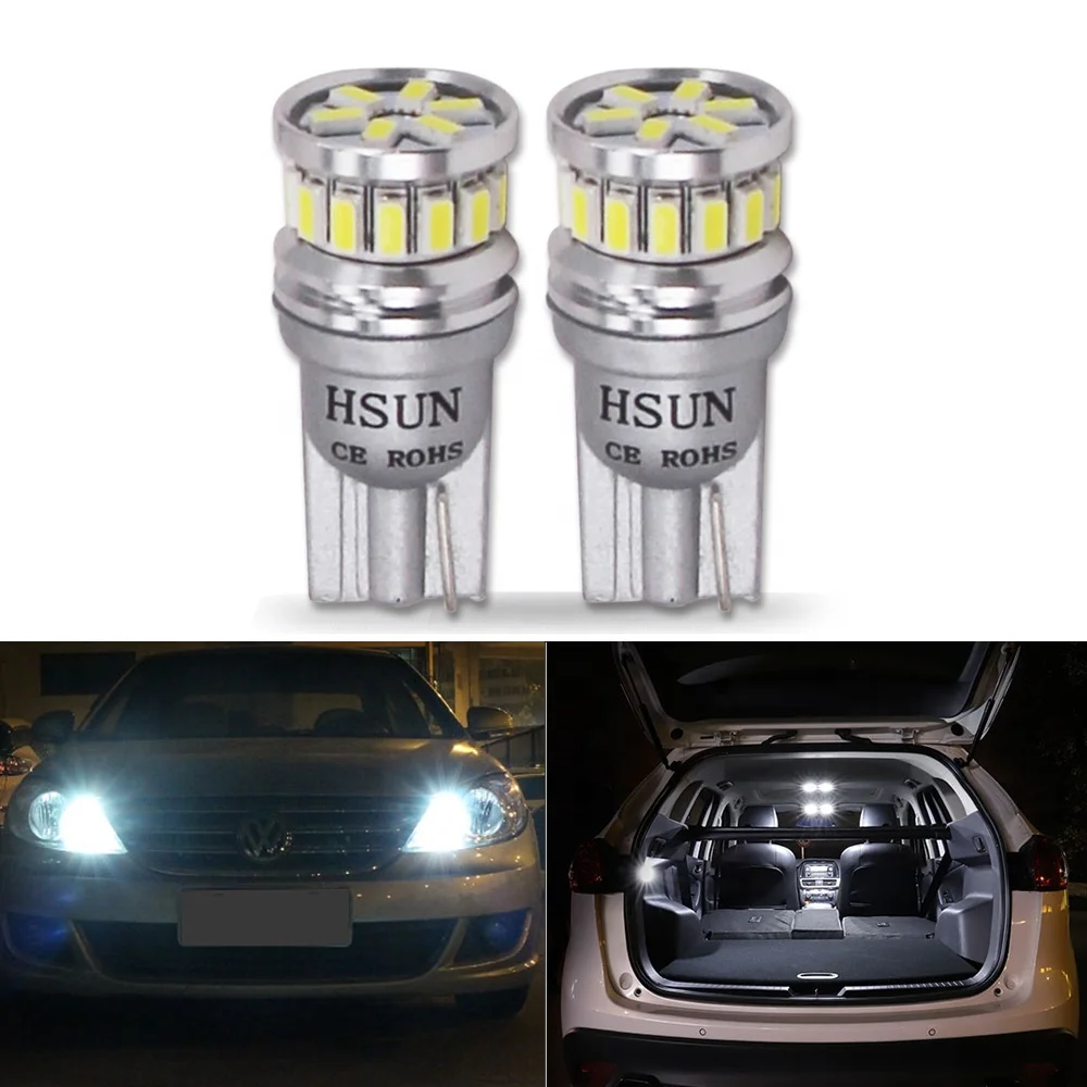 Led Car Bulb High brightness LED T10 3014 20 smd w5w 194 auto bulb led canbus t10