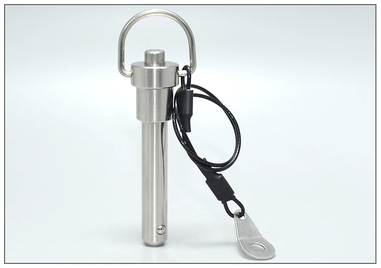 1Pc Quick Release Pin Bolt Ball Head Quick Lock Pin Plug with Ring Handle Pull Stainless Steel PIN Diameter 6/8/10mm