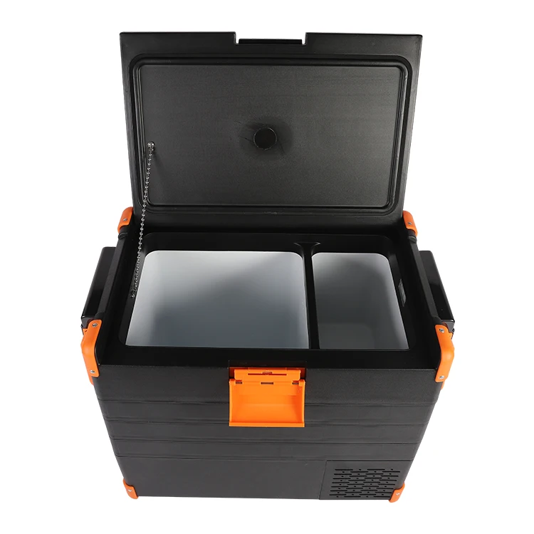 
New 52L Car Refrigerator DC 12v Car Fridge OEM Portable compressor Fridge Small Car Fridge 