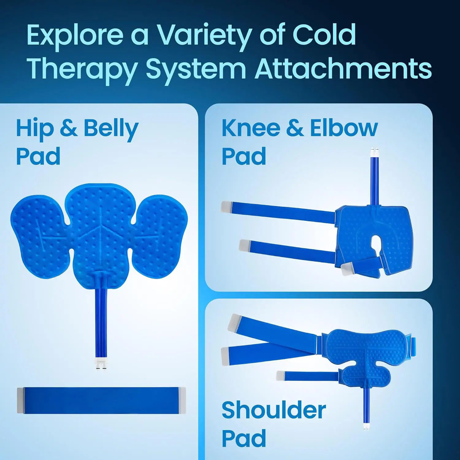 KONBEST Electric Physical Therapy Cryo Ice Pack Circulation Machine for Knee Recovery