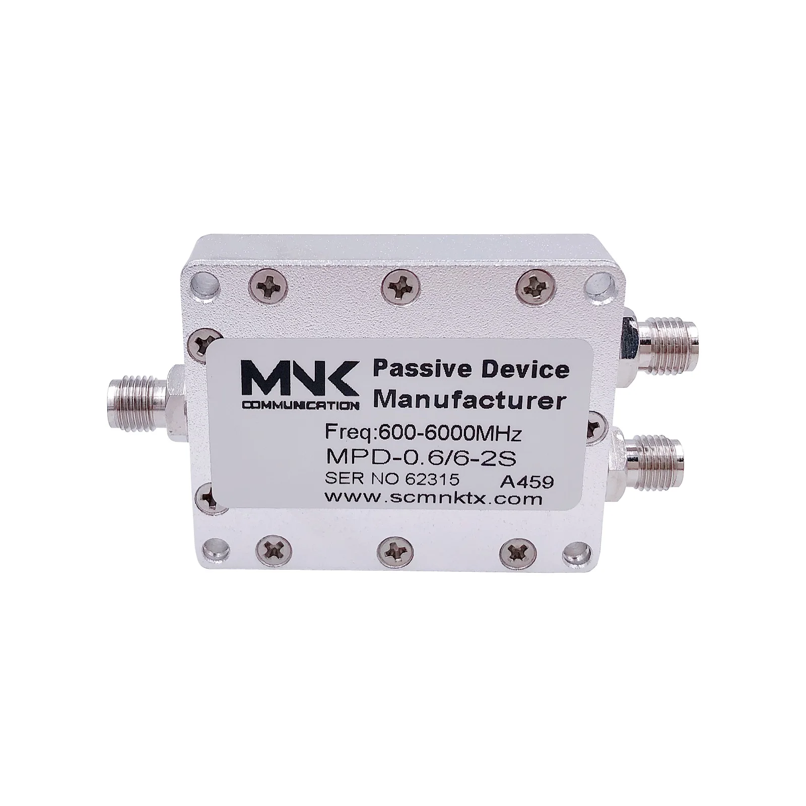 SMA-Female 600-6000 MHz 2 Way rf power divider 0.6-6GHz 2-Ways  Splitter power combiner  suppliers