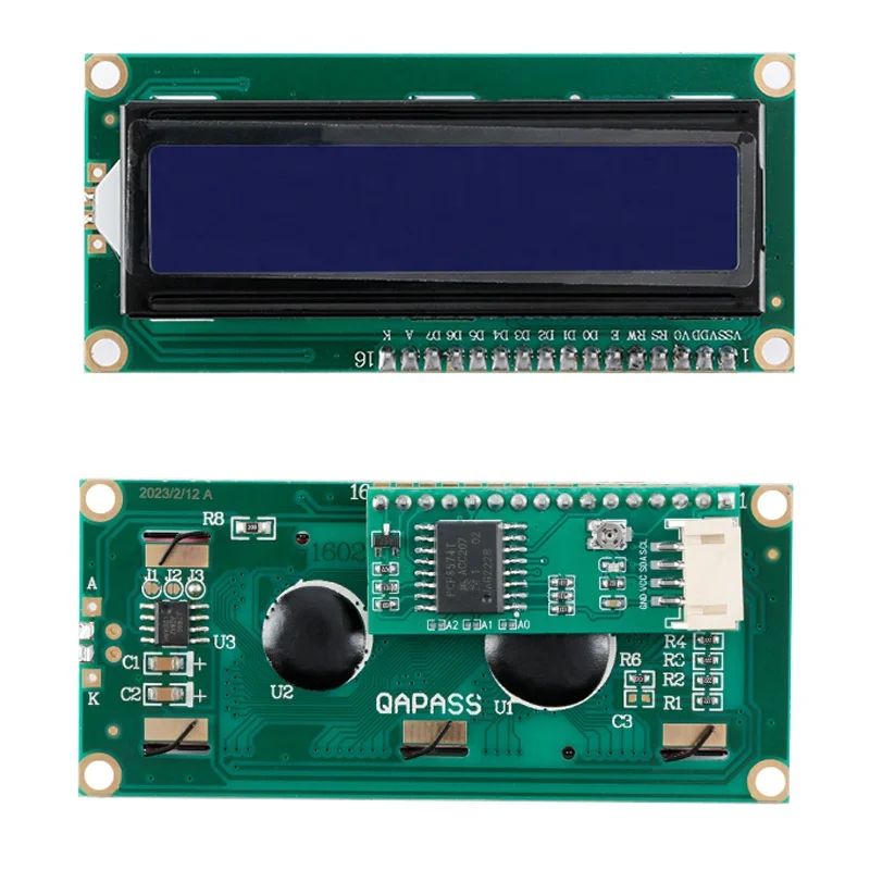 LCD Display 5V Solder Pin PCF8574 IIC I2C Module PH2.0 Interface LCD1602A LCD2004A