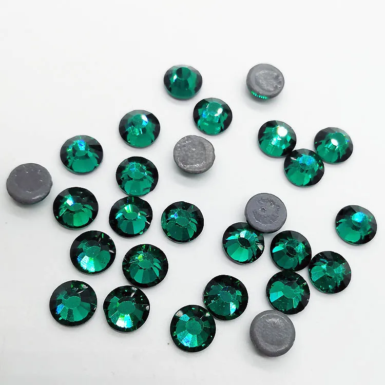 
Austrian flatback rhinestone glass beads cristal high quality hot fix rhinestones 