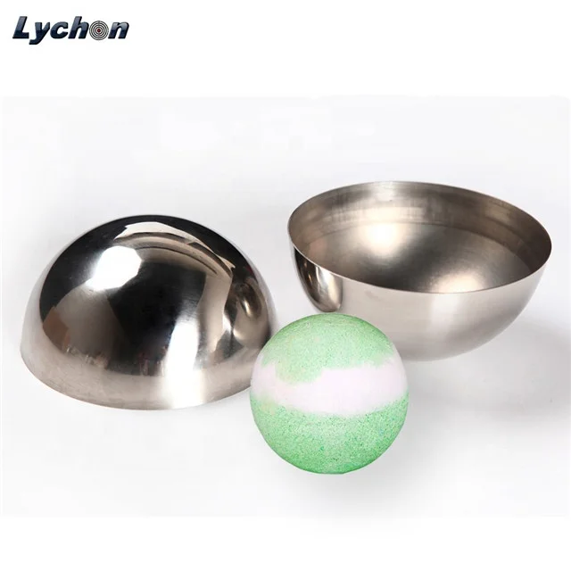 Bath Bomb Ball Molds Stainless Steel hemisphere Cake Pop Bath Fizzy Maker 70mm 80mm