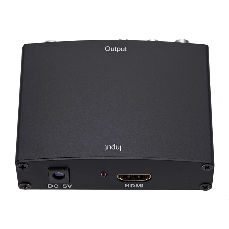 HDMI Converter to 5RCA (YPbPr)  720P /1080P for multimedia HDMI to YPbPr Component 5RCA (YPbPr) + Analog Audio(R/L) RAC