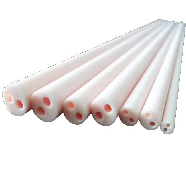 95% 99% High alumina corundum insulator / ceramic insulation tube for copper wires
