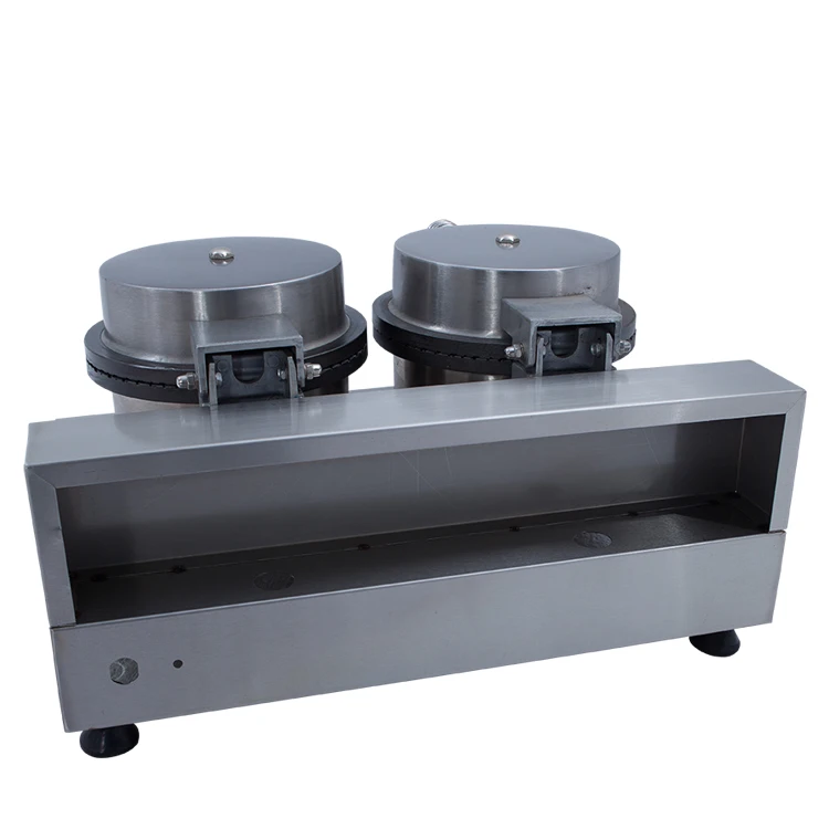 Double Plates Small Waffle Cone Baker / Electric Ice Cream Cone Maker