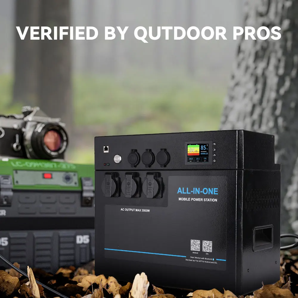 Innovative Products 2024 W Solar Powered Power Generators Industrial Solax Battery Backup Station 230 Vcharged Lfp4 200Ah