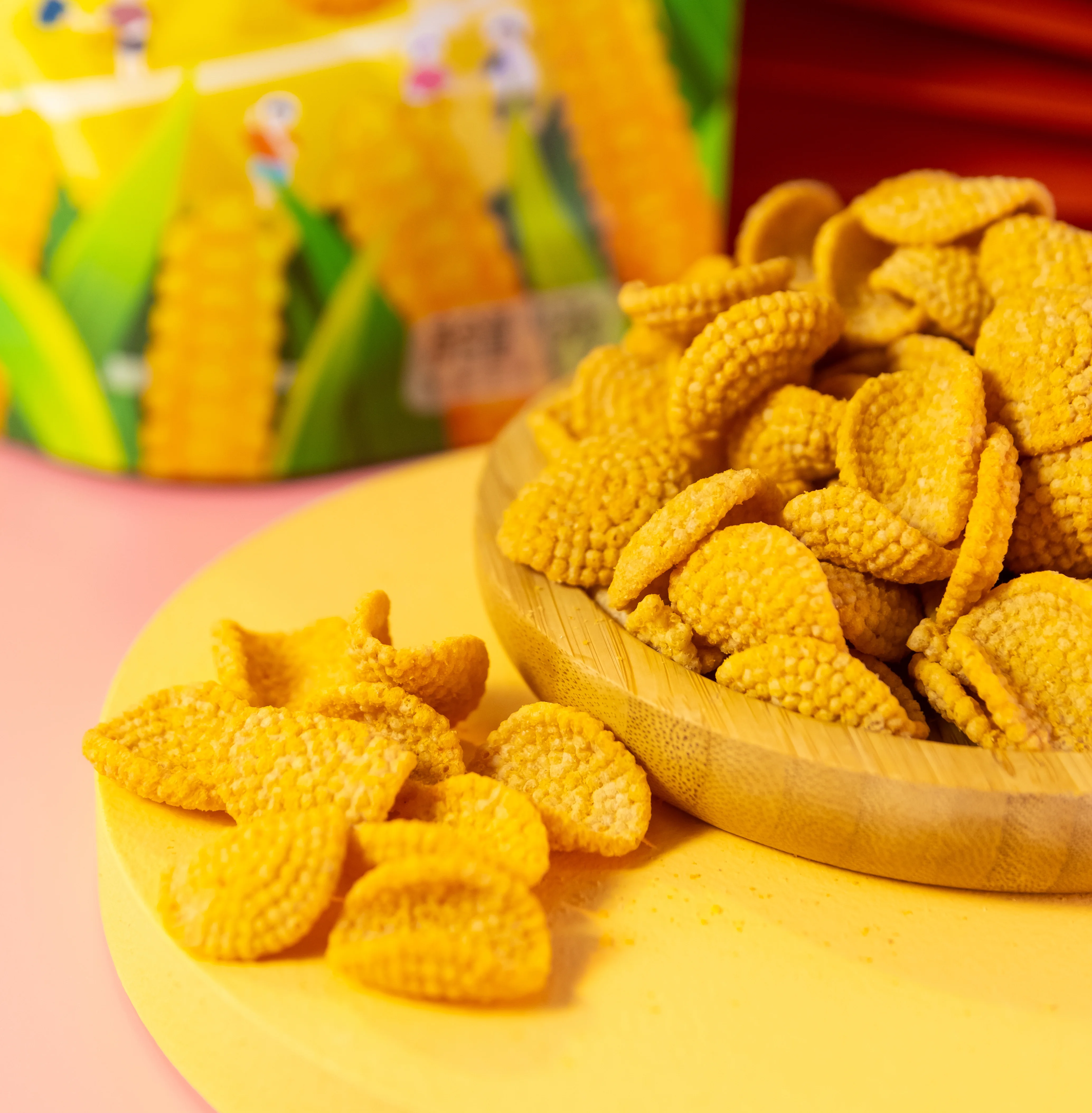 Chinese crisp fries spicy snacks Millet rice crust First grade high-quality Japanese snacks Korean popcorn fries Grain Snacks