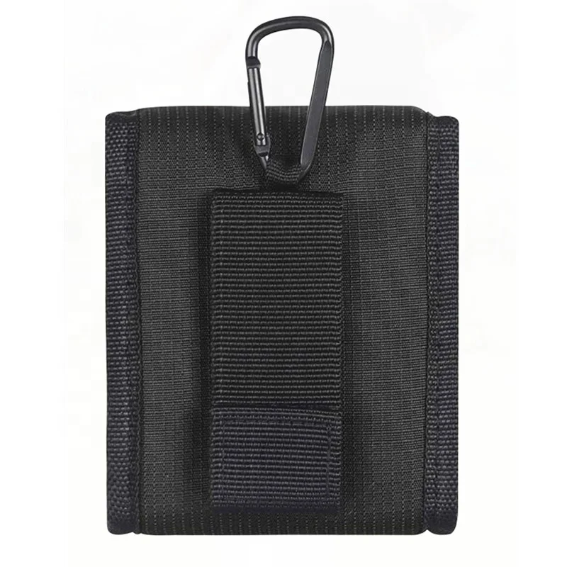 Golf Range Finder Bag Hard Case Rangefinder Nylon Pouch Waist Bag with Magnetic Closure Pocket, Essential Accessory for Golf