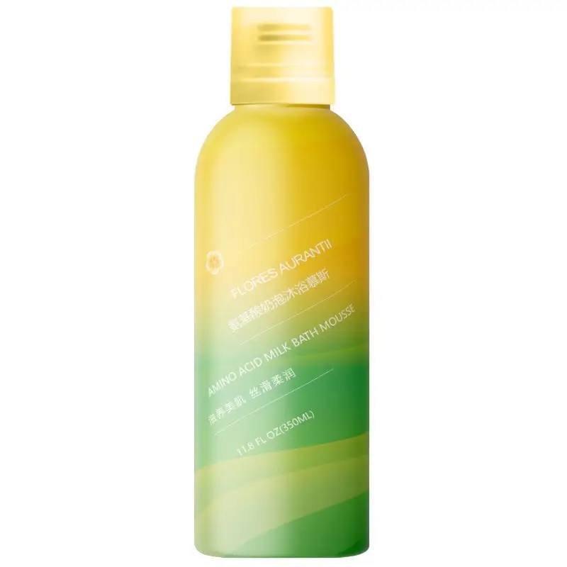 
Bath Shampoo Washing Shower Rich Bubble Foaming Shampoo Spray Amino Acid Milk Bubble Mousse Shower Gentle 350ml 