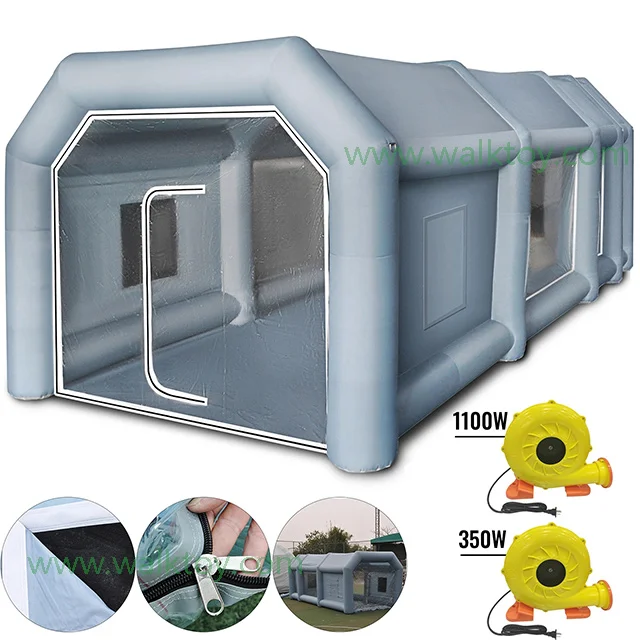 Large Inflatable Car Garage Tent Customized Inflatable Cube Tents For Car Oxford Fabric Inflatable Tent